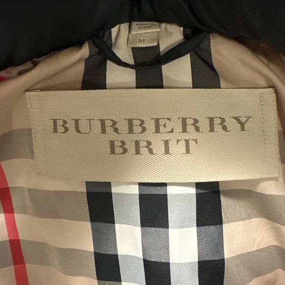 Burberry Long puffer coat